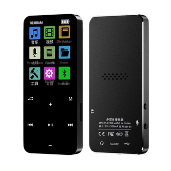 Player muzical Bluetooth MP4 cu ecran tactil, sunet fără pierderi, înregistrare vocală și redare MP3