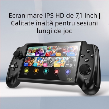 Xinyewang consolă portabilă retro – stil PSP, duel arcade pentru 2 jucători, compatibilitate GBA/NES/FC, interfață USB, player MP4