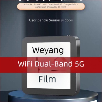 TV Box 4K cu WiFi 5G, telecomandă Bluetooth, model S905l3 (3840x2160, 128 MB RAM, HDMI/AV/USB/WiFi)