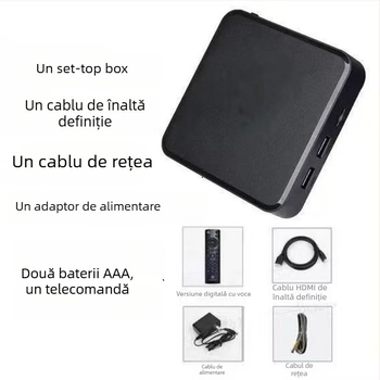Box TV Android M302, procesor octa-core, 2 GB RAM, 16 GB stocare internă, Amlogic A12