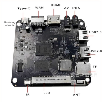 Box Android TV cu S905D2, Android 10.0, WiFi 6, 2GB RAM / 4GB ROM, ieșire HDMI