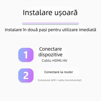 Box TV Android cu ieșire 4K, 1 GB RAM, 8 GB stocare, HDMI