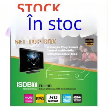 Set-top box DVB-T2 ISDB-T, 1080p, 512MB RAM, ECOS OS, GX chipset, USB și Wi-Fi, ieșiri AV