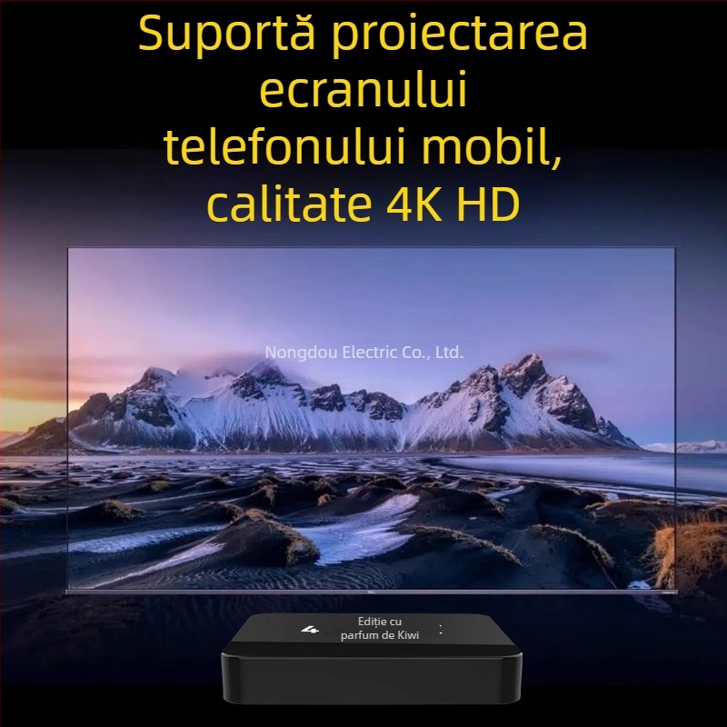 T8 Set-Top Box Wireless HD cu Wi‑Fi și Proiecție Inteligentă