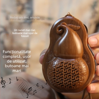 Player audio cu cititor de carduri pentru vârstnici – pentru casă, sunet HD, 3W, 40Hz-20kHz, SNR <60dB, baterie încorporată 300–500mAh, carcasă ABS, rază 10 m