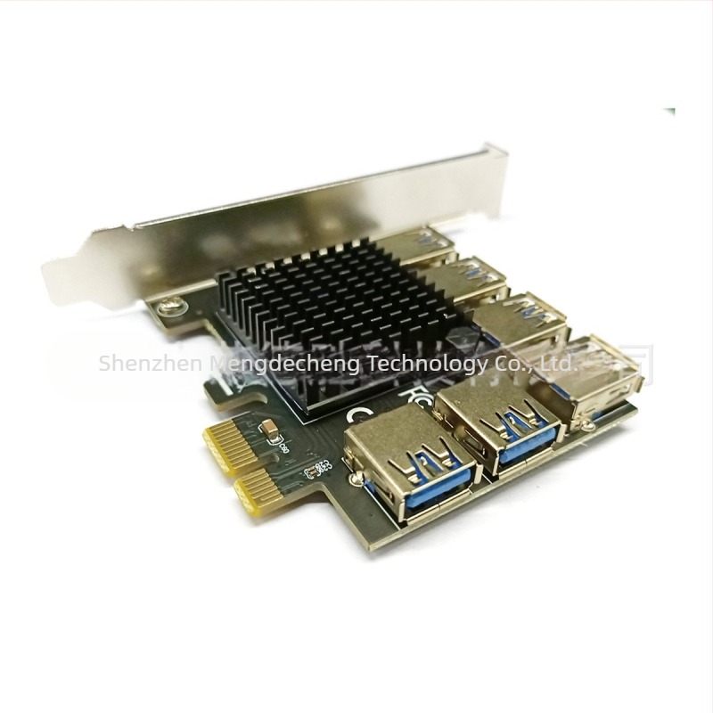 Card adaptor Rongdesheng LPE-71X – cablu de extindere PCIe cu nucleu din cupru tinat