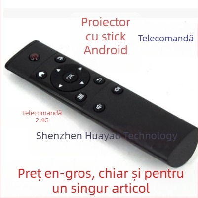 Telecomandă USB wireless pentru TV Box și proiector | interfață USB 2.4G, rază de 10 m, control 360°, compatibil Android/iOS/Windows