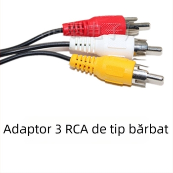 Cablu AV Shun Hengtai: 3,5 mm către 3× RCA, pentru set-top box – audio/video