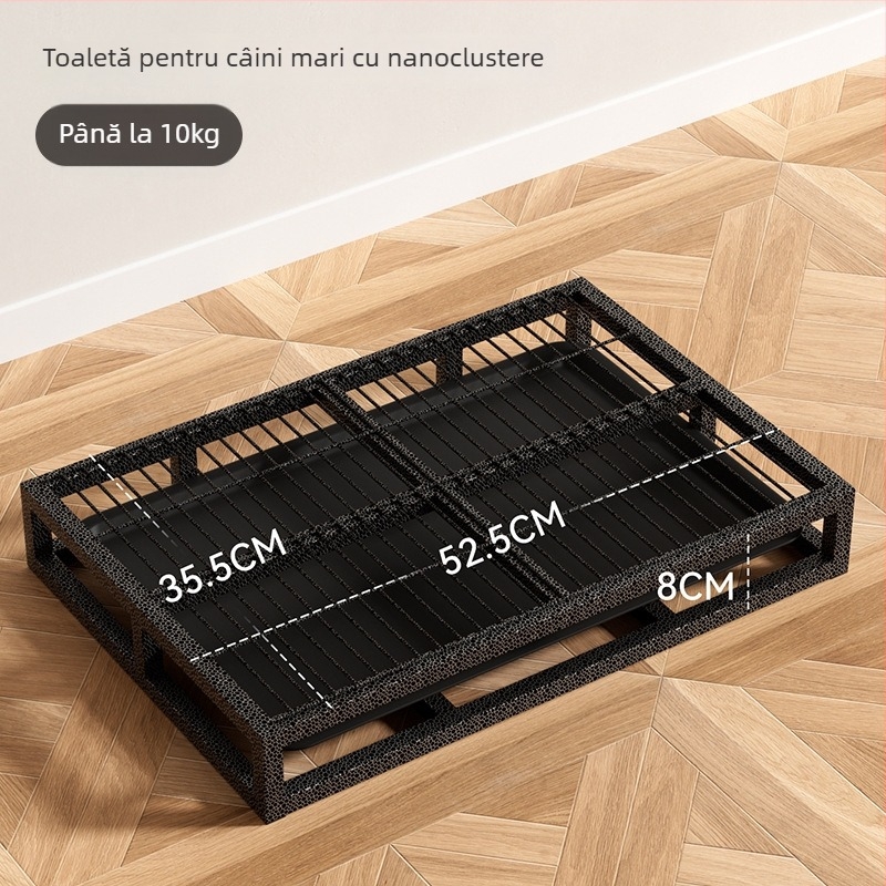 Toaletă pentru câini cu plasă metalică, acoperire nano | Brand: Neurotic cat; Material: cadru din fier; Etichetă privată: Autorizată; Import: Nu