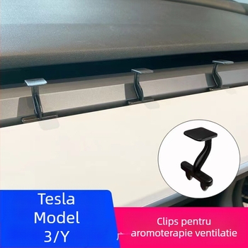Clip pentru ieșire de aer Tesla Model 3/Y, suport parfum, convertor, a doua generație