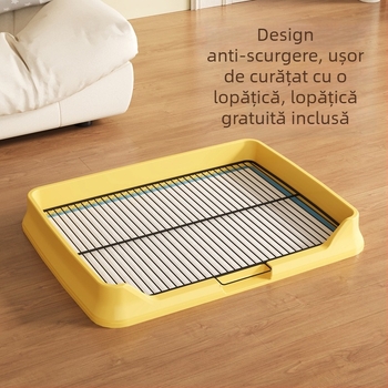 Toaletă interioară pentru câini – mici și mari, tavă de toaletă din plastic PP