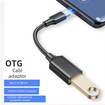 Cablu adaptor Type-C la USB 3.0 OTG, interfață OTG, viteză de transfer 5 Gbps, model U304