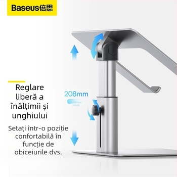 Baseus Stand pentru laptop din aliaj de aluminiu, stil universal