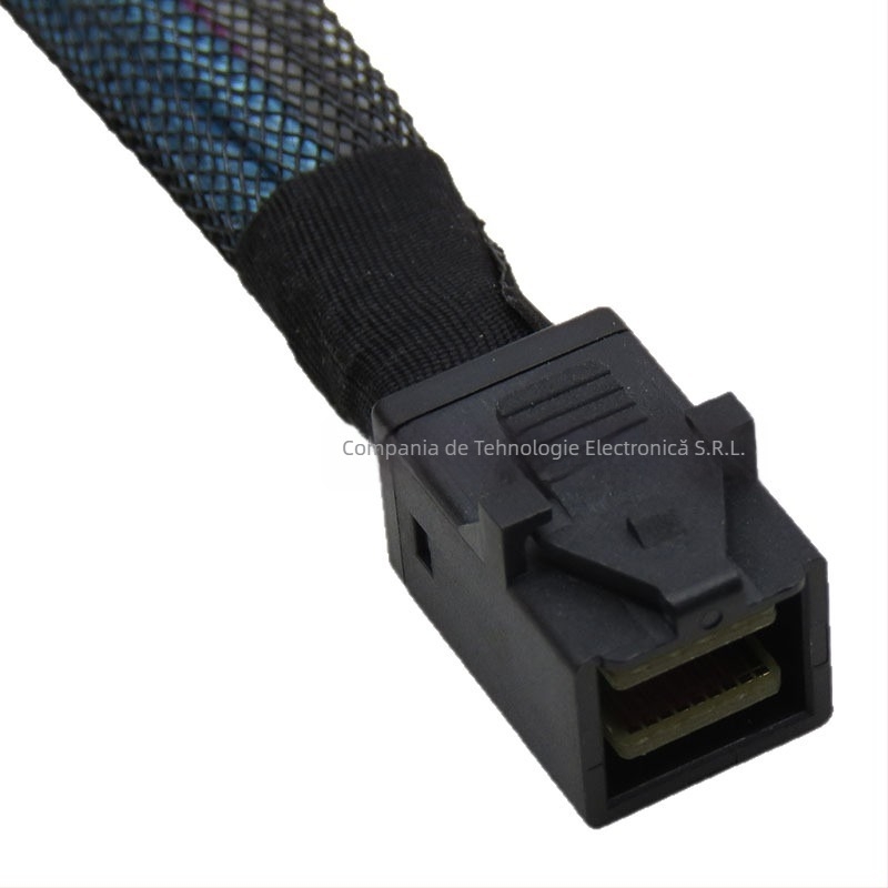 Cabledeconn Minisas 36P densitate înaltă SFF-8643 la SFF-8643 cablu patch pentru server, nucleu de cupru, 12 Gbps