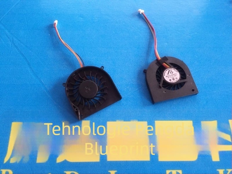 Ventilator de racire pentru notebook, motor brushless, alimentare USB 5V, zgomot 60-70 dB, fara baterie, racire centrifugala cu turbina