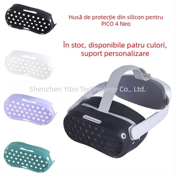 Sleeve de protecție din silicon pentru PICO NEO4 VR headset — procesare OEM, imprimare logo, silicon ecologic, include husă pentru dispozitiv și buzunar de închidere
