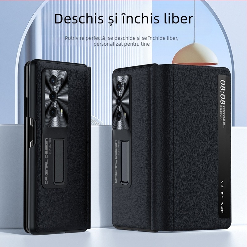 Carcasă pentru telefon Glory, din piele naturală, stil holster, protecție anti-cadere