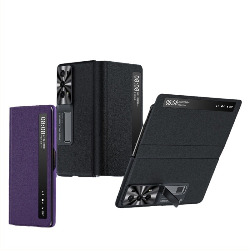 Carcasă pentru telefon Glory, din piele naturală, stil holster, protecție anti-cadere