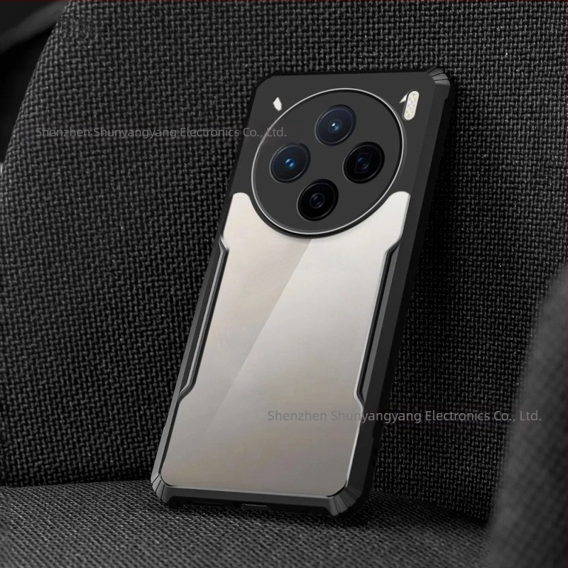 Carcasă pentru telefon Vivo X200 FE, X100, X90, X30 Pro – acrilică, antișoc, disipare căldură, atașare magnetică