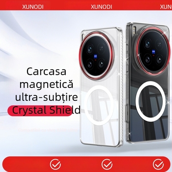 Husa de protecție Xundd X300Pro pentru Vivo — acoperire parțială, material PC, presare la cald, funcție oglindă, stil creativ