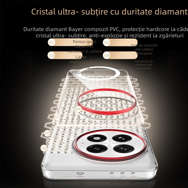 Husa de protecție Xundd X300Pro pentru Vivo — acoperire parțială, material PC, presare la cald, funcție oglindă, stil creativ