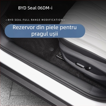 Bandă prag din piele pentru BYD Seal 06dmi – Modificare interioară a mașinii, personalizabilă