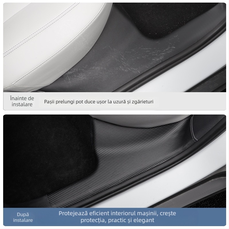 Bandă prag din piele pentru BYD Seal 06dmi – Modificare interioară a mașinii, personalizabilă