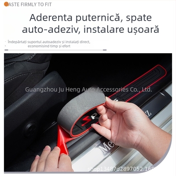 Bandă de protecție prag ușă auto (Brand: Ask kui; Material: PVC; Origine: Guangzhou; Model: 881130; Compatibil universal)