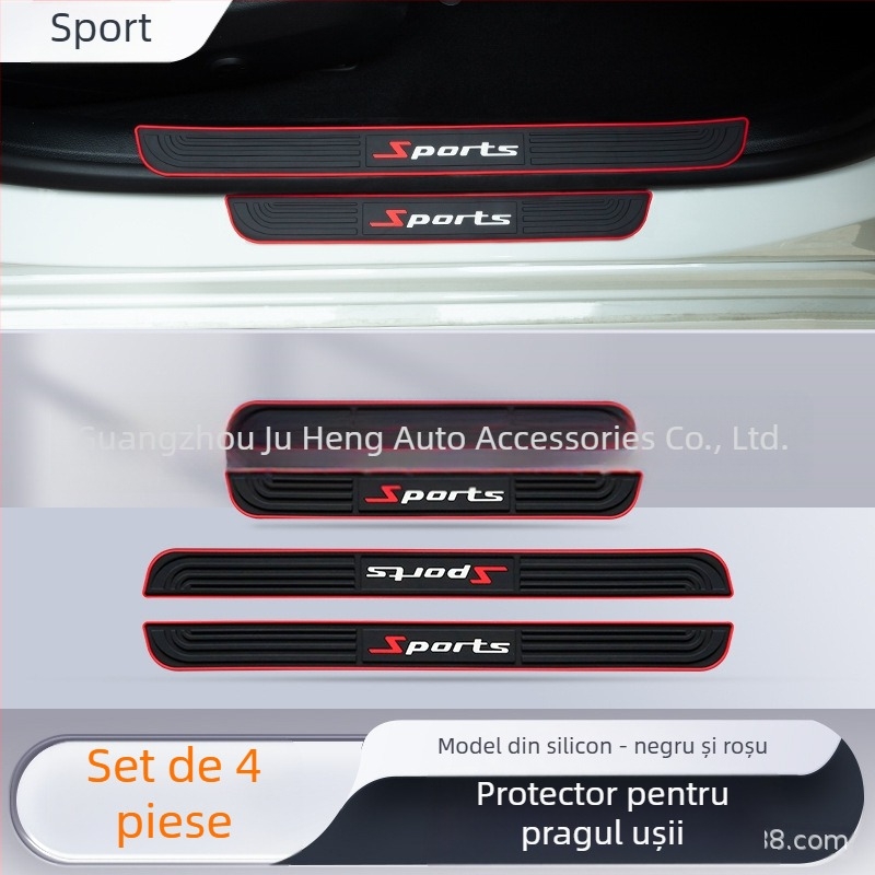Bandă de protecție prag ușă auto (Brand: Ask kui; Material: PVC; Origine: Guangzhou; Model: 881130; Compatibil universal)