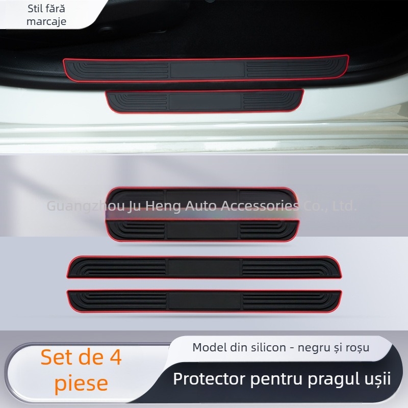 Bandă de protecție prag ușă auto (Brand: Ask kui; Material: PVC; Origine: Guangzhou; Model: 881130; Compatibil universal)