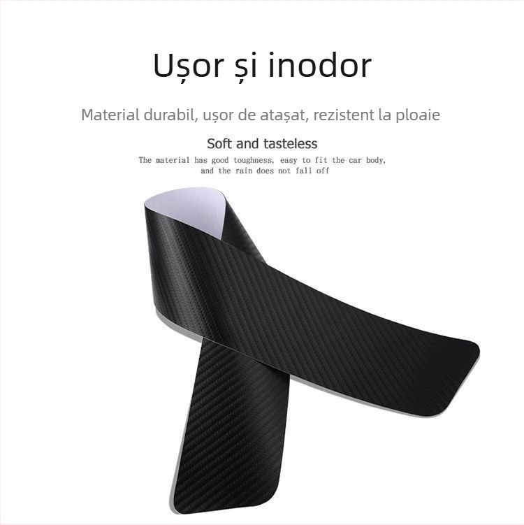 Xuanqi Bandă prag anti-coliziune – Piele cu model fibră de carbon, Model Threshold, Compatibilitate generală