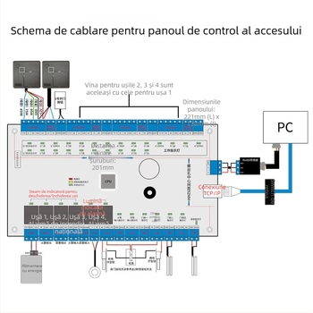 Cap de citire carduri WG26/WG34 – Model Y86, Compatibil IC/ID, Distanță de detectare 4-10, Alimentare 5V