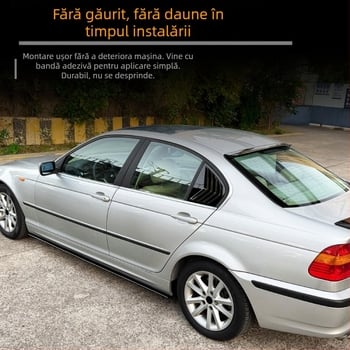 Autocolante speciale pentru mașină, model geometric, material ABS, montaj cu adeziv, pentru geamul mașinii