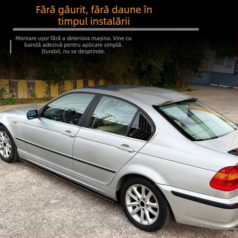 Autocolante speciale pentru mașină, model geometric, material ABS, montaj cu adeziv, pentru geamul mașinii