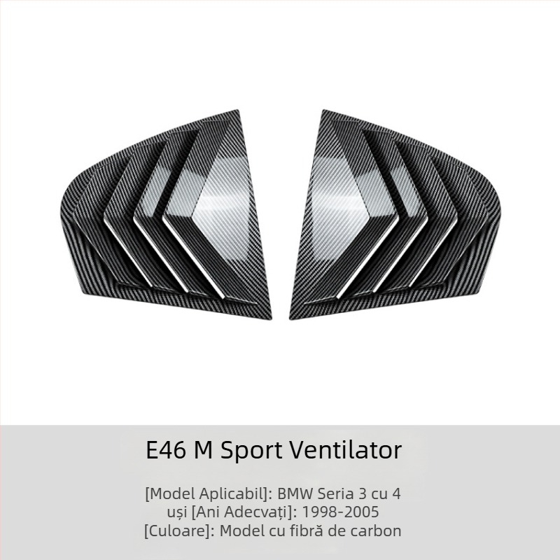 Autocolante speciale pentru mașină, model geometric, material ABS, montaj cu adeziv, pentru geamul mașinii