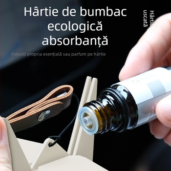 Pandantiv auto – Crane origami din hârtie, lucrat manual, Aromaterapie, Îndepărtarea mirosurilor, Prospețimea interiorului, Personalizabil