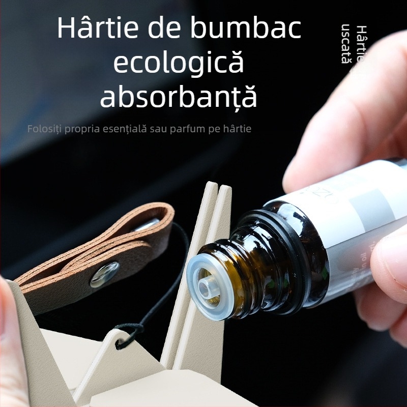 Pandantiv auto – Crane origami din hârtie, lucrat manual, Aromaterapie, Îndepărtarea mirosurilor, Prospețimea interiorului, Personalizabil