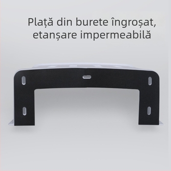 Capac protector pătrat pentru cameră de supraveghere — din plastic, montaj pe perete