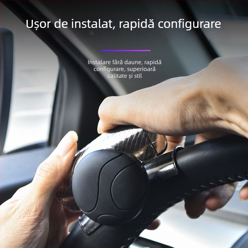 Car Magic sferă de întărire a volanului din ABS + gel de silicon, compatibilitate generală, 64 g, dimensiuni 750×550