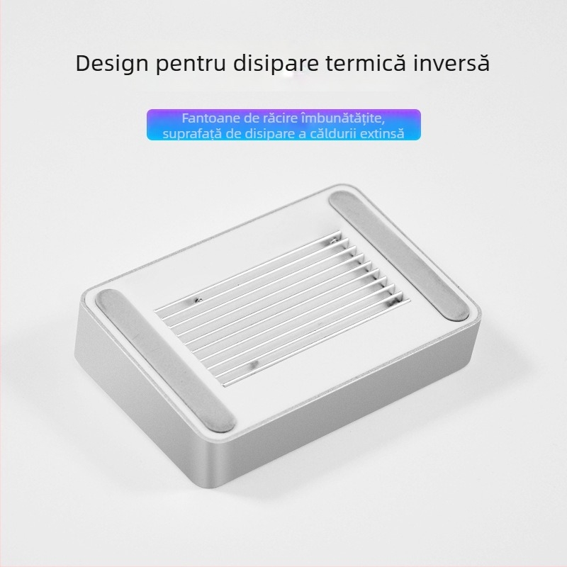 Carcasa externă M.2 cu două sloturi pentru SSD SATA/NVMe, USB 3.1 Gen2, 10 Gbps, clonare, aliaj de aluminiu + ABS, până la 4 TB