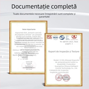 Dispozitiv de asistență pentru volan, pentru persoane cu afectare a membrelor superioare, model C5, marca Nothing.