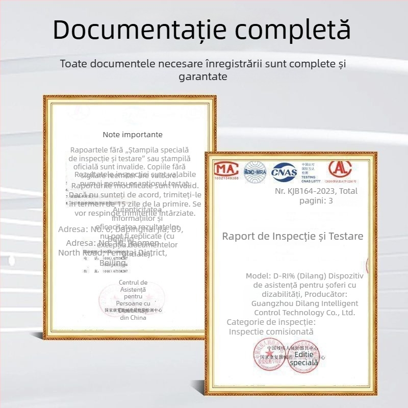 Dispozitiv de asistență pentru volan, pentru persoane cu afectare a membrelor superioare, model C5, marca Nothing.