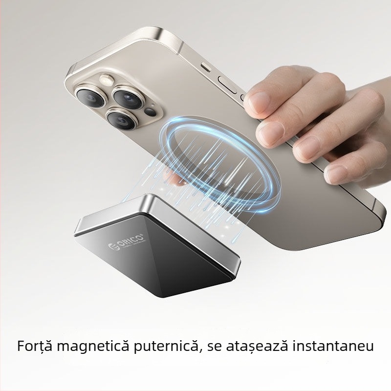 Carcasă externă M.2 SSD USB-C, carcasă din aliaj de aluminiu, suportă până la 2TB, USB-C 10Gbps, compatibil Windows/Mac/Linux/Android, Model ORICO-AP30-G2-BK-BP