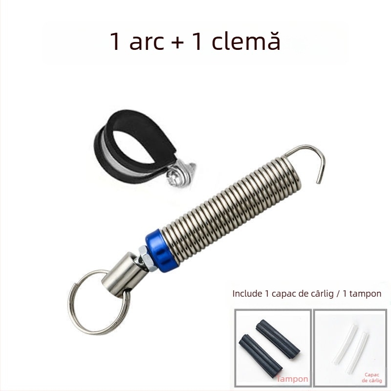 Sistem de ridicare a portbagajului auto, universal, cu arc reglabil