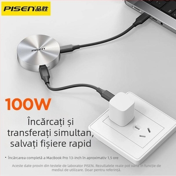 Carcasă externă magnetică M.2 pentru SSD | USB 3.2 Gen2, PCIe 4.0, Până la 2TB, Carcasă din aluminiu + silicon