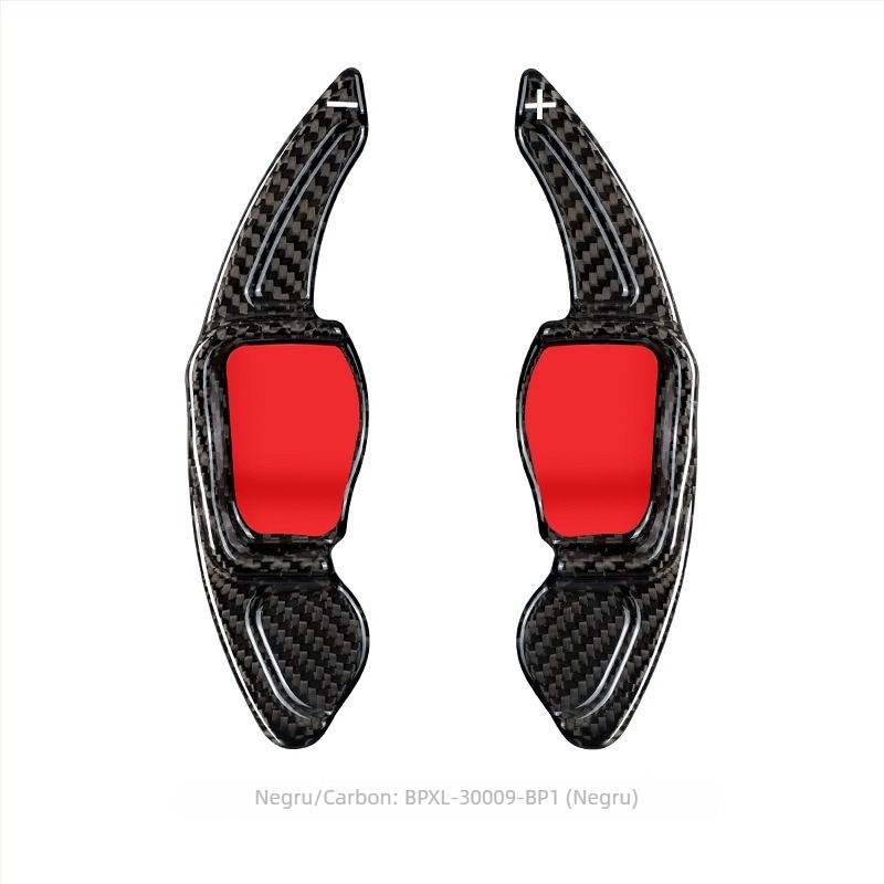 T-CARBON Pedale de schimbare a treptelor pentru volan Volkswagen – fibră de carbon și fibră de sticlă, instalare cu adeziv
