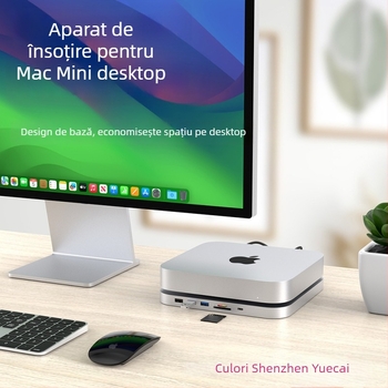 Stație docking Mac Mini USB-C, 10Gbps, alimentare prin bus, Model 25M