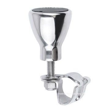 Volan din oțel inoxidabil 316, mână răsucitoare cu suprafață din nailon, bază cilindrică, mâner cu bilă direcțională și dispozitiv auxiliar de putere