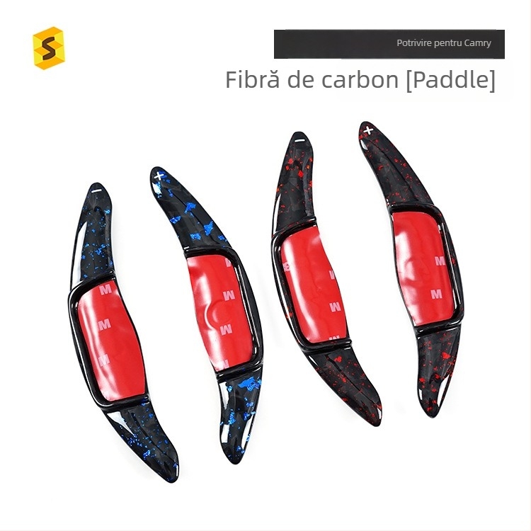 Pedale de schimb din fibră de carbon pentru Toyota Camry și Corolla, cu model forjat, personalizabile