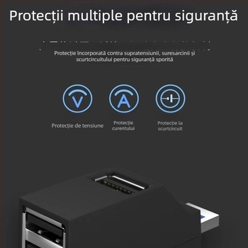 Hub USB 3.0 cu 3 porturi YC-U307, 5Gbps, alimentare prin USB